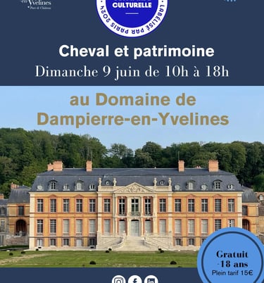Domaine du château de Dampierre en Yvelines