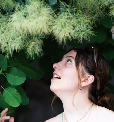 Portrait d'une jeune femme féerique