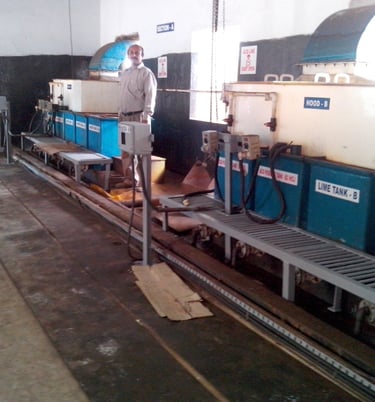 ENCLOSED TYPE HOODS FOR CONTINUOUS ACID PICKLING PROCESS.
