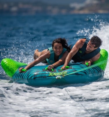 Juego arrastrable Jobe en una semirrígida