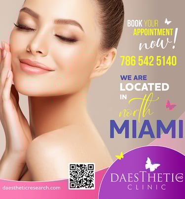 Imagen de un arte para publicidad en las redes sociales de Daesthetic MD Clinic