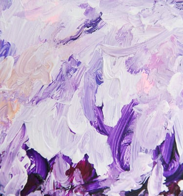 purple abstract art piece from collection "through pure eyes" click to enter collection