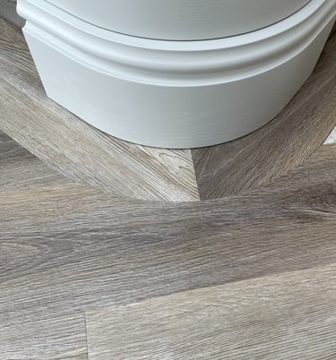 LVT Rounded Corner cutting