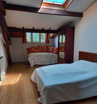 Frankrijk -Sud-Ouest- Nouvelle-Aquitaine -Gironde eerste verdieping - de velux kamer1