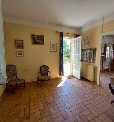 Frankrijk Zuid West Nouvelle-Aquitaine Gironde badkamer en apart toilet1