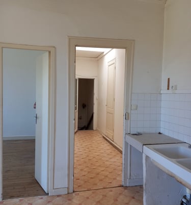 Frankrijk -Sud-Ouest- Nouvelle-Aquitaine -Gironde eerste verdieping - Chalet - Woonkamer/keuken1