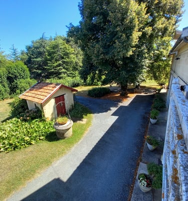 Frankrijk -Sud-Ouest- Nouvelle-Aquitaine -Gironde eerste verdieping - Chalet - Slaapkamer 2 -3