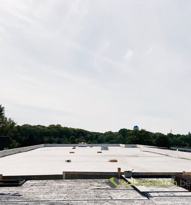 Hellingsbeton, schuimbeton nieuwbouw