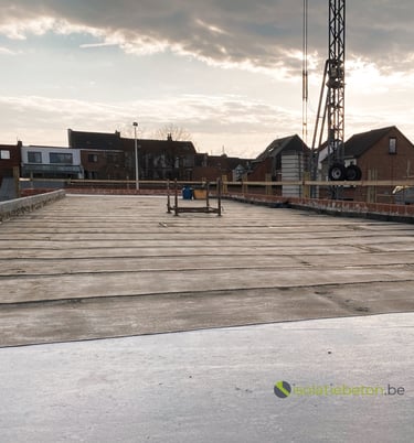 Hellingsbeton, roofing, schuimbeton nieuwbouw