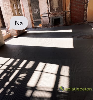 Isolatie uitvulling schuimbeton