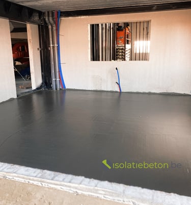 Isolatie uitvulling schuimbeton