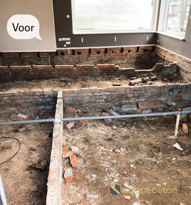 Isolatie opvullen kruipkelders schuimbeton