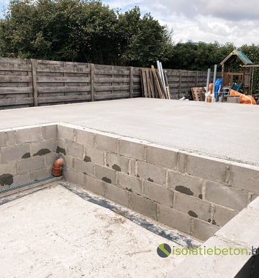 fundering terras schuimbeton