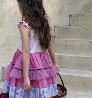 stylish flower dress from zeemian which is a reliable supplier for children clothing