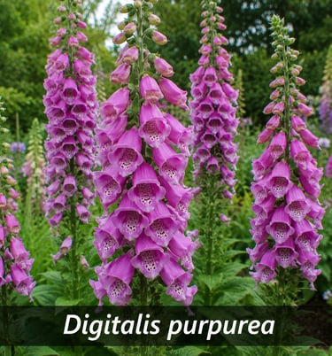 la fleur Digitalis purpurea