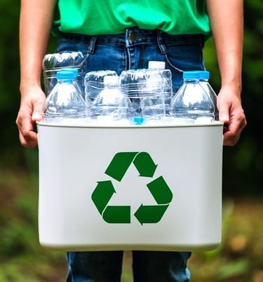 reciclaje con botellas