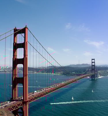 the Golden Gate Bridge