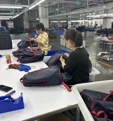 BACKPACK MANUFACTURER WORKSHOP