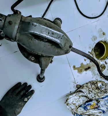 sonda electrica utilizada pra destapar cañerias