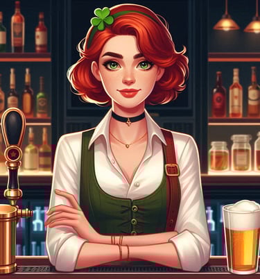 Iris Davenport, a liberal blogger and barista of Irish descent running from her past and her future.