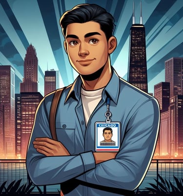 Roberto Rodriguez, humorous Latino tech whiz seeking to be taken seriously.