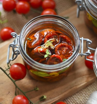  Vegetables and greens in extravirgin olive oil