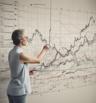 a man riding a skateboard down a street next to tall buildings