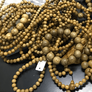 a bunch of beads on a table