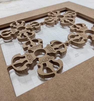 MDF frames machining