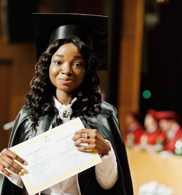 Happy in graduation