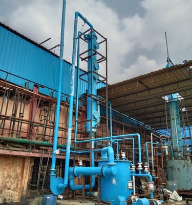 h2S GAS SCRUBBING SYSTEM WITH HEAT EXCHANGER
