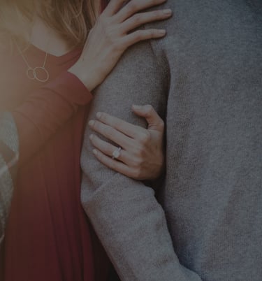 couple engagement photo