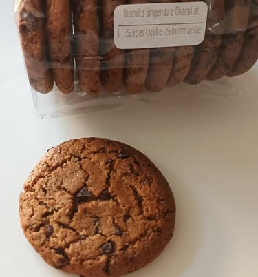 chocolate gingernuts biscuits croquants au gingembre