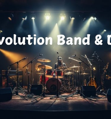 band with saxophone player