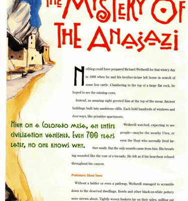 Ancient Puebloan Anasazi