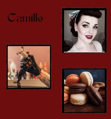 Camille, personnage de "A nos vies égarées" de Farah D.