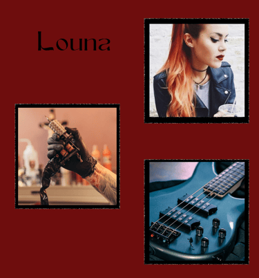 Louna, personnage de "A nos vies égarées" de Farah D.