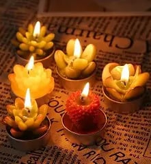 molded Scented candles with fruity fragrance