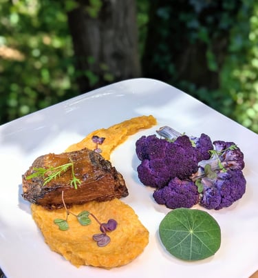 bison short ribs dinner private chef for retreat glamping wedding portland oregon lake oswego