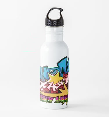 BIZARRELY LUMINARY Merch Water Bottle