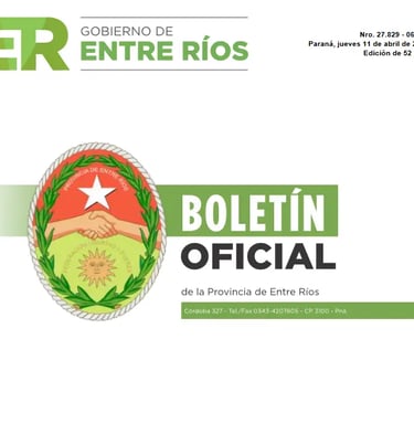 Publicar aviso boletín oficial entre Ríos 2026