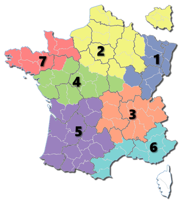 Carte de France livraison de voiture