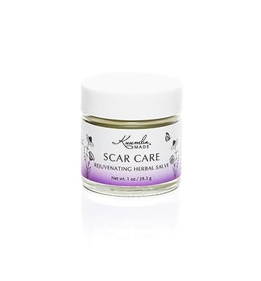 a jar of scar herbal salve