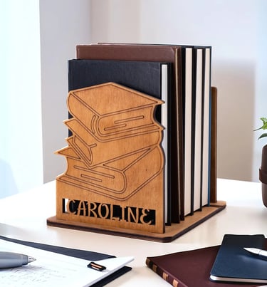 a stack of books with a book on top of it