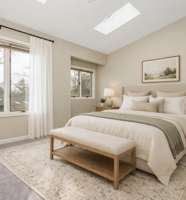 virtual staging after master bedroom