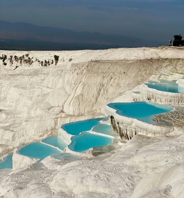 Pamukkale travertine terraces, Turkey