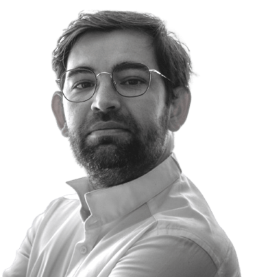 Photo de profil en noir et blanc