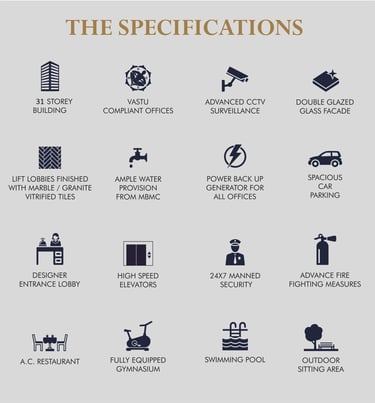 AMENITIES VIHANG VENTURA MIRA ROAD EAST, COMMERCIAL PROJECT IN MIRA ROAD EAST, VIHANG COMMERCIAL, INVESTMENT IN MIRA ROAD EAS