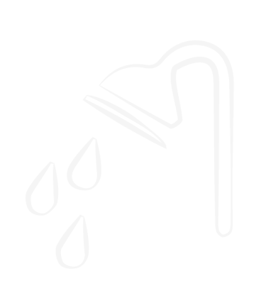 Salle de bain avec douche et toilettes séparées