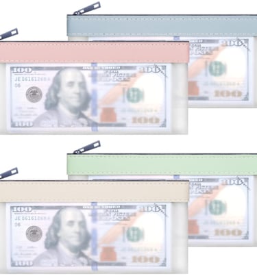 Emergency Cash Envelopes Set – Organize and protect backup funds for home or travel use.